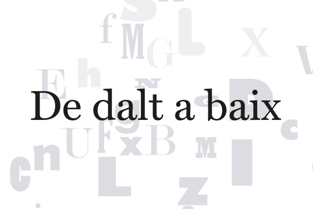 De dalt a baix